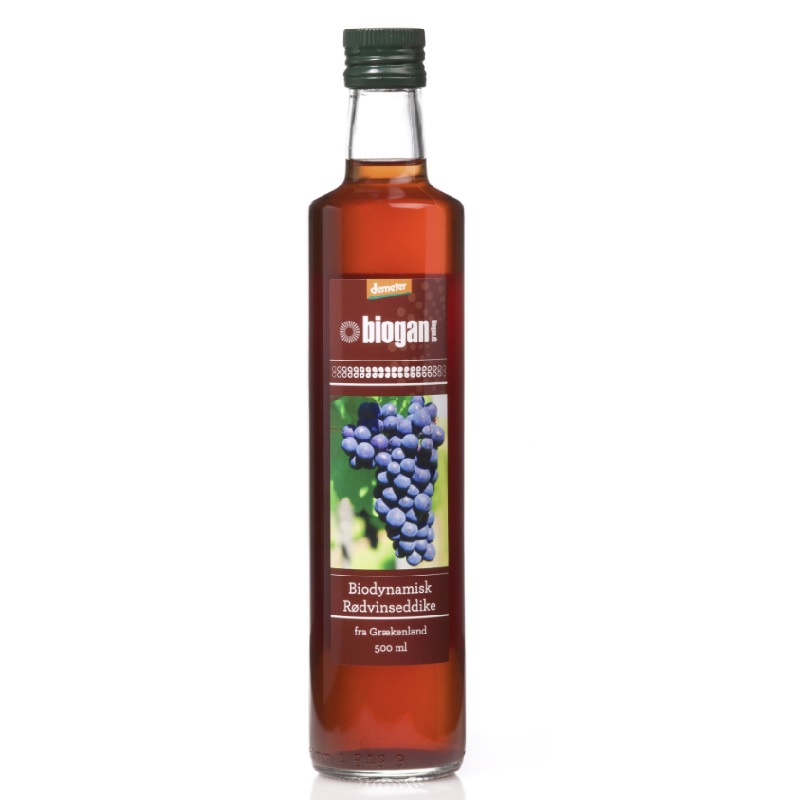 Biogan   Biodynamisk Rødvinseddike
