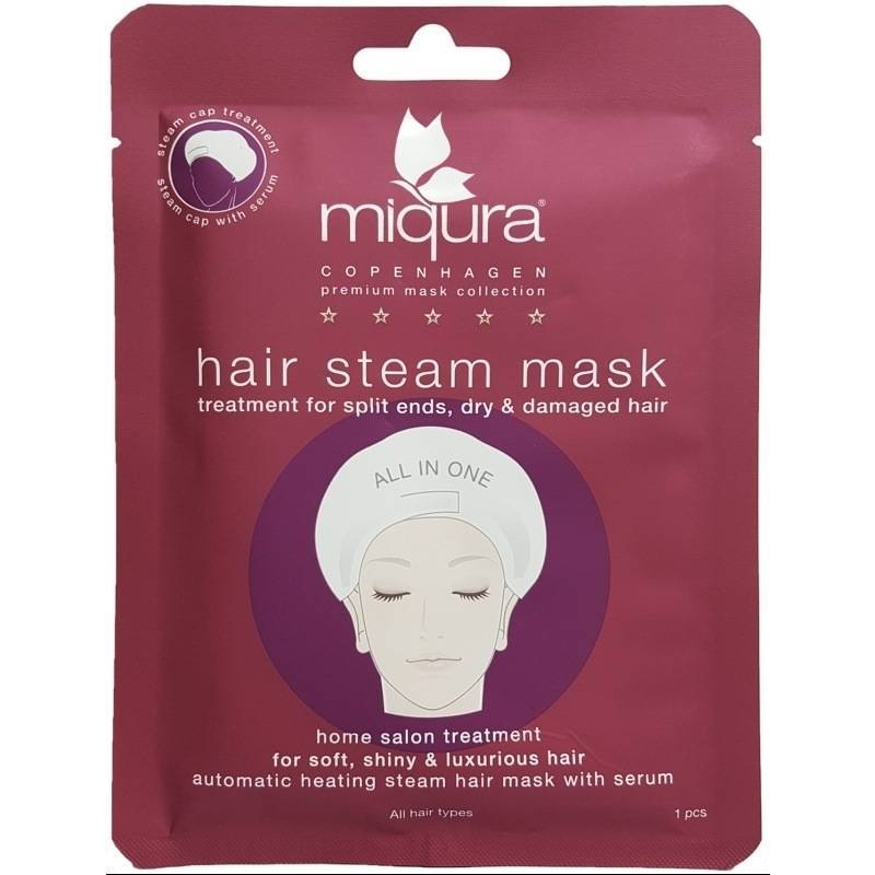 Miqura Hair Steam Mask All Hair Types 1 Piece