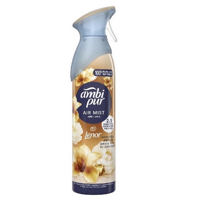Ambi Pur   Luftfrisker Air Mist Vanilla Gold   185 Ml