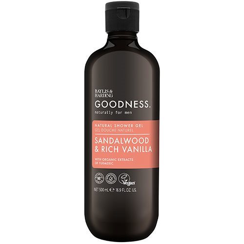 Baylis   Harding Men  Sandalwood   Rich Vanilla Shower Gel   500 Ml
