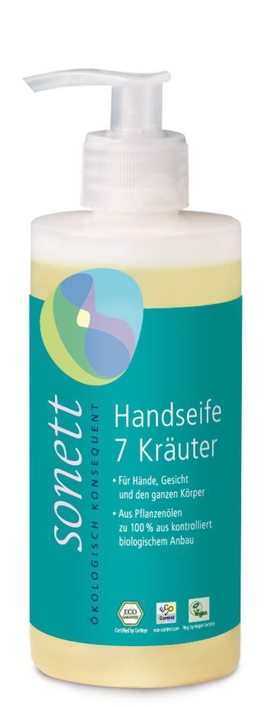 Sonett Håndsæbe 7 Urter   300 Ml
