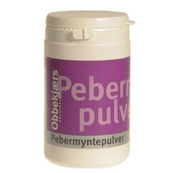 Obbekjærs Pebermyntepulver   170 Gram
