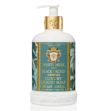 Fiorentino Toscana Luxury Flydende Hånd Sæbe White Musk   Black Orchid 500 Ml