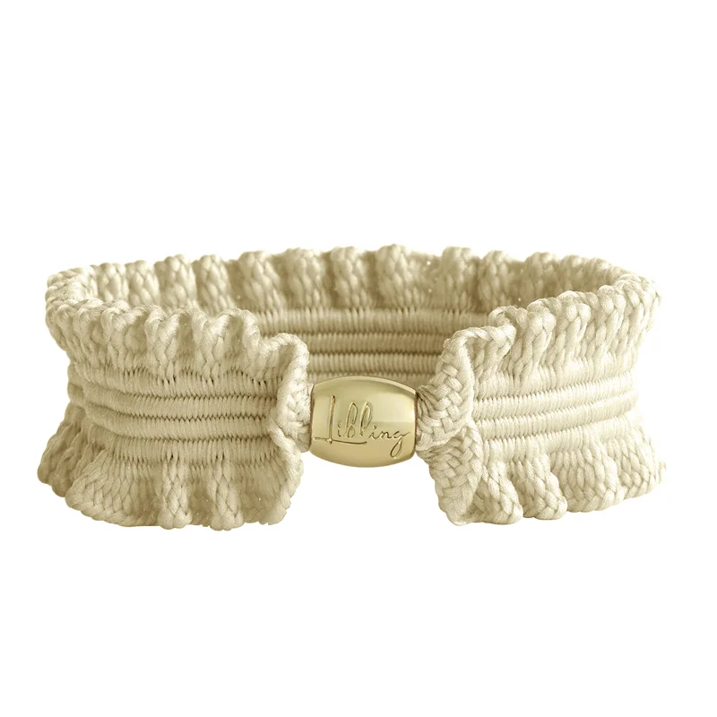 Libling Original Hårelastik Cream   Guld   Hos Frisøren   Baronen