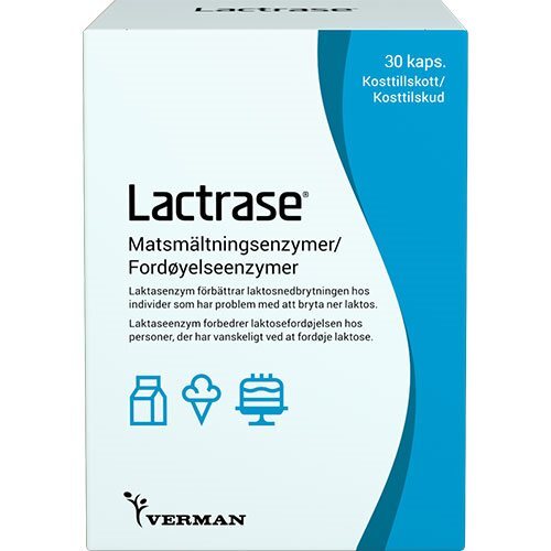 Lactrase   10 Kapsler