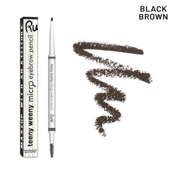 Rude Cosmetics Teeny Weeny Micro Eyebrow Pen   Black Brown