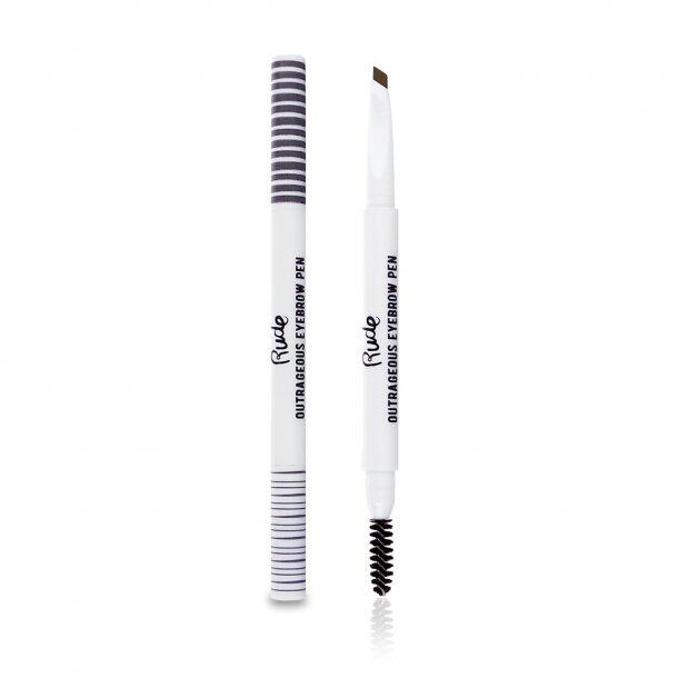 Rude Cosmetics Outrageous Eyebrow Pen   Black Brown